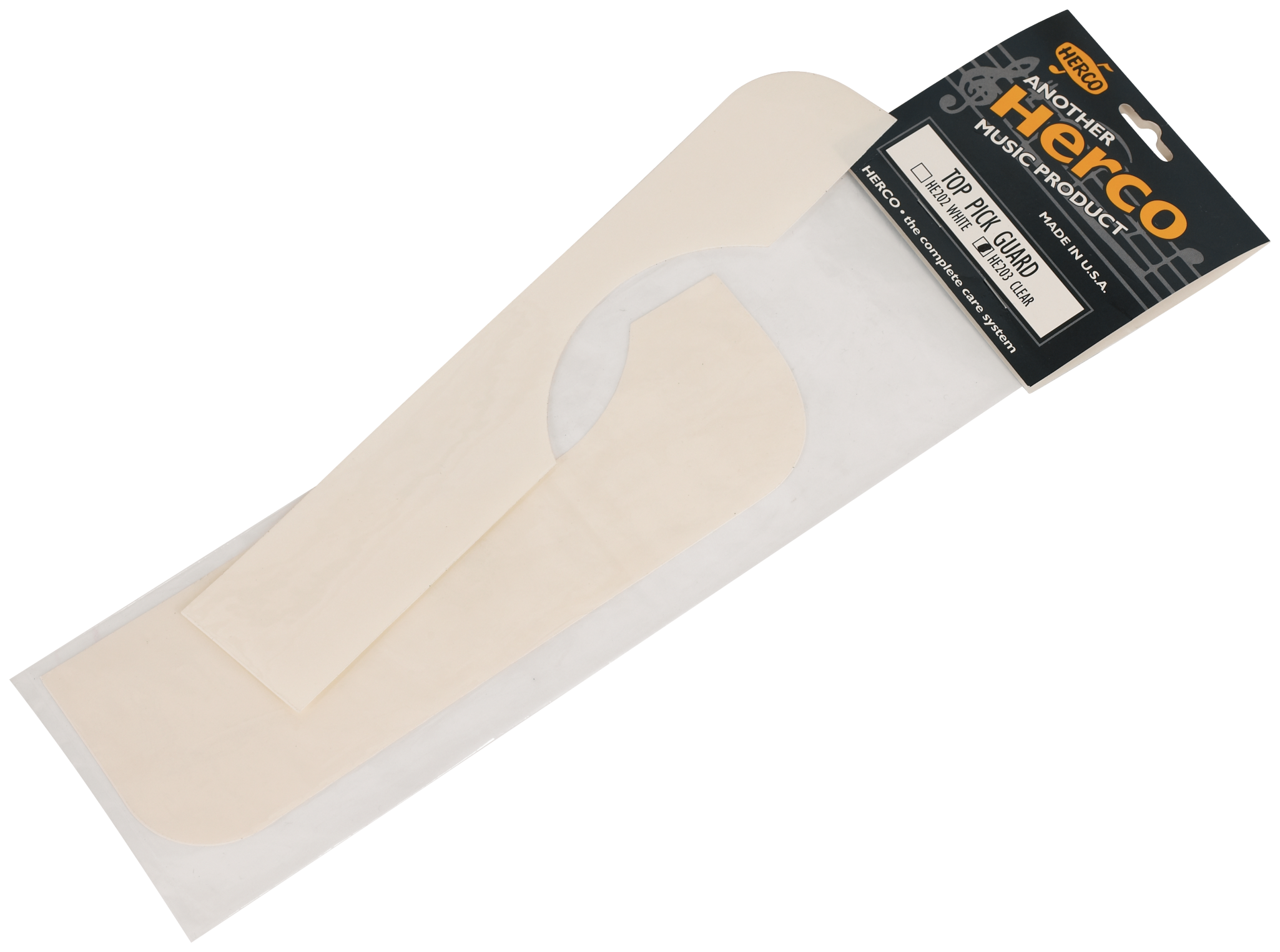 Herco Pickguard, Transparent Herco Pickguards Hardware